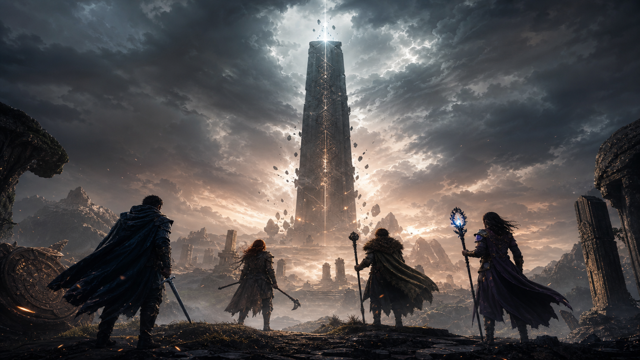 Across the Obelisk original game remake reference artwork 1