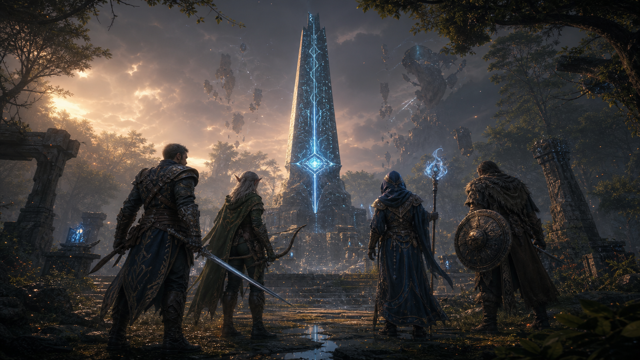 Across the Obelisk original game remake reference artwork 3