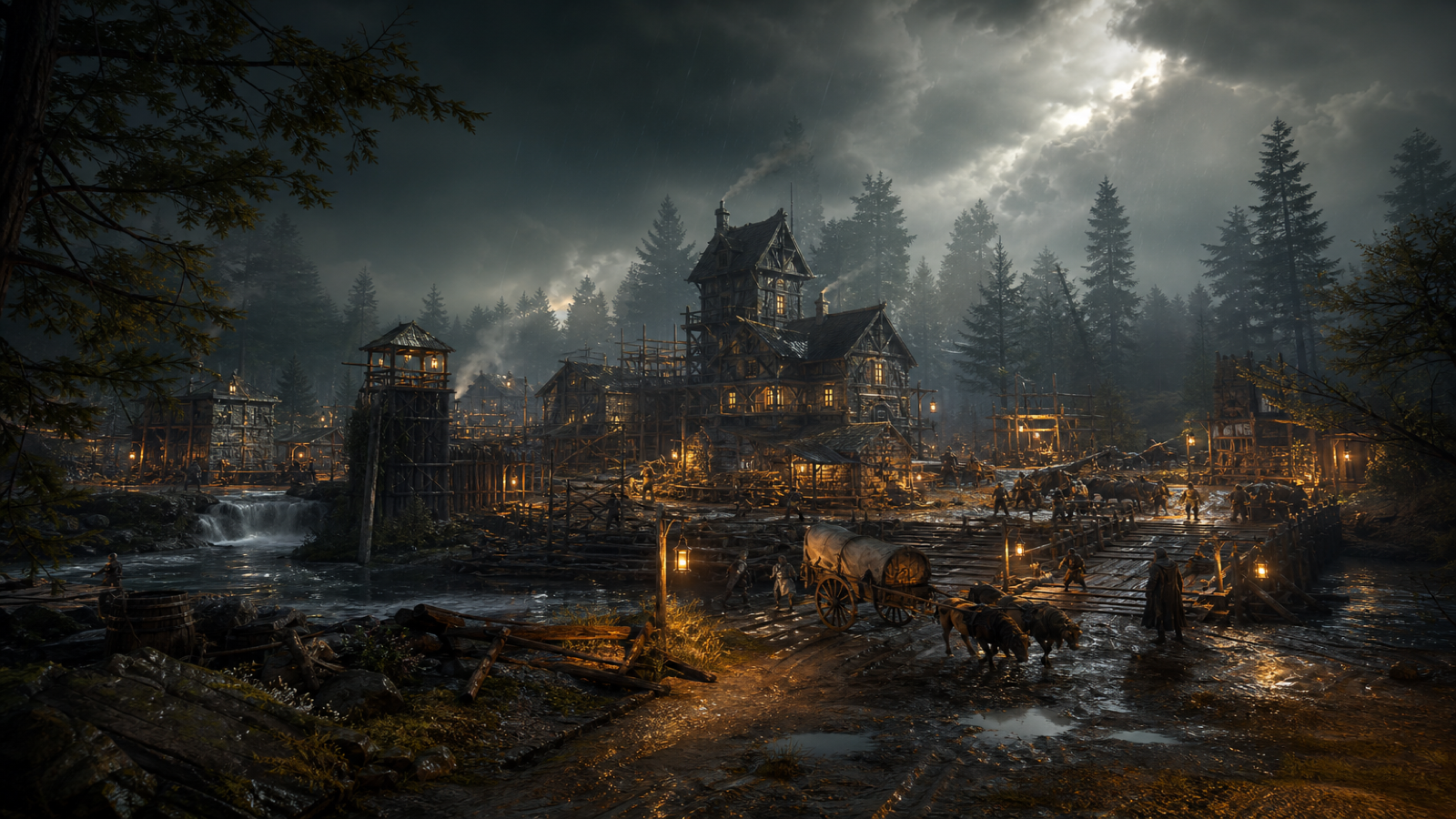 Against the Storm original game remake reference artwork 3