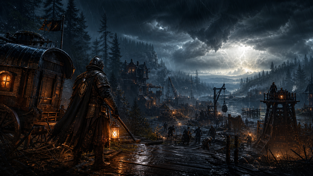 Against the Storm Nightwatchers original game remake reference artwork 2