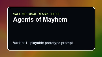 Agents of Mayhem original agents of mayhem custom game reference artwork 1
