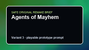 Agents of Mayhem original agents of mayhem custom game reference artwork 3