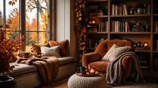 Autumn Cozy Reading Nooks Generator preview