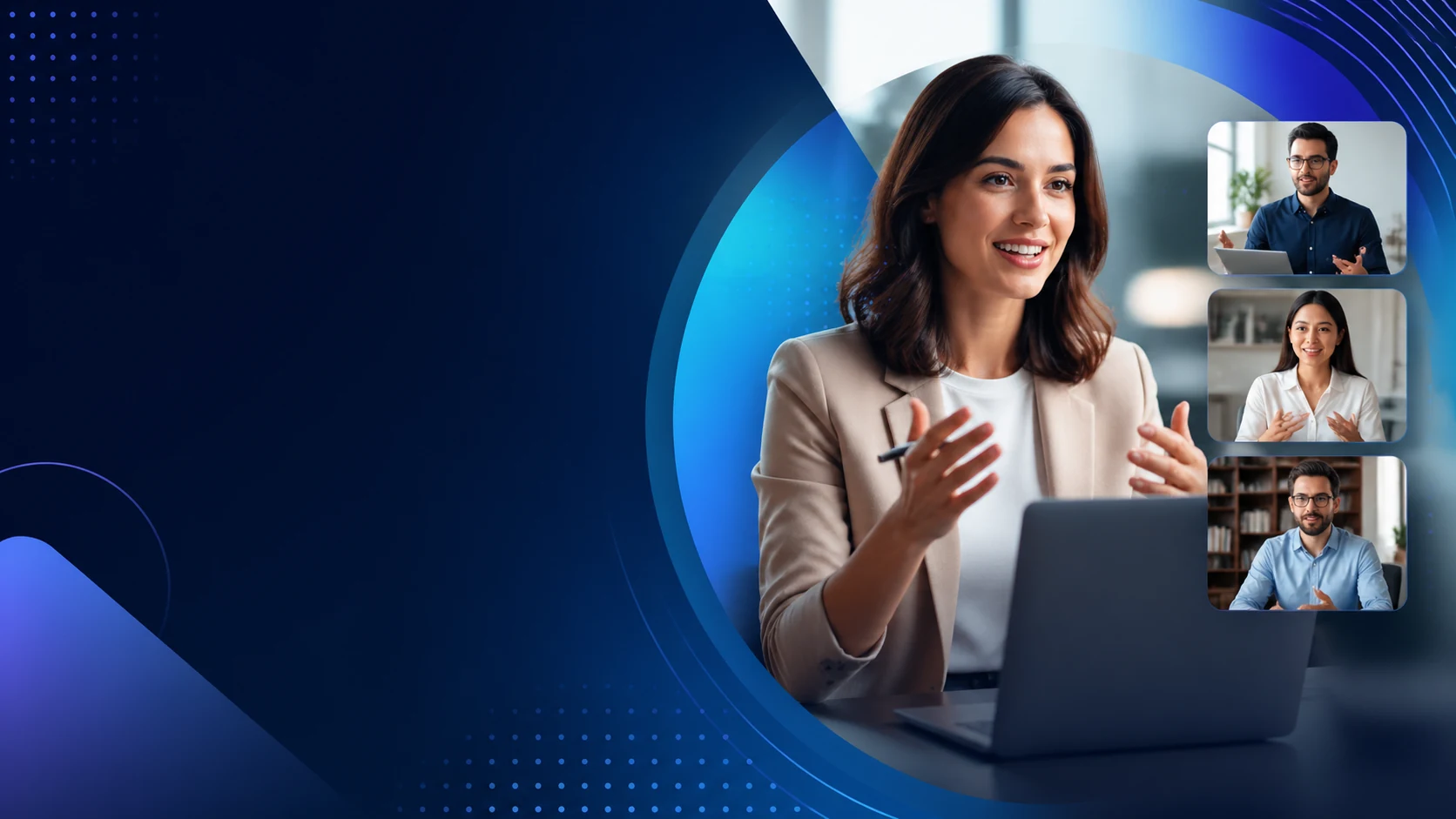 B2B Webinar Promo Graphics AI Image Generator