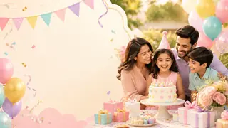 Birthday Party Theme Posters Generator preview