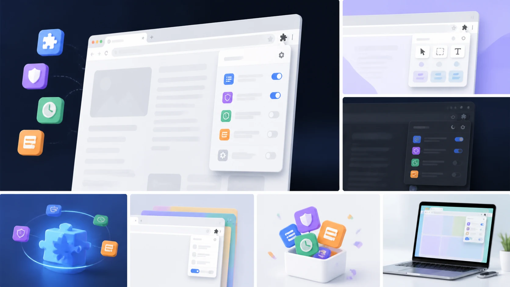 Chrome Extension Promo Screenshots AI Image Generator