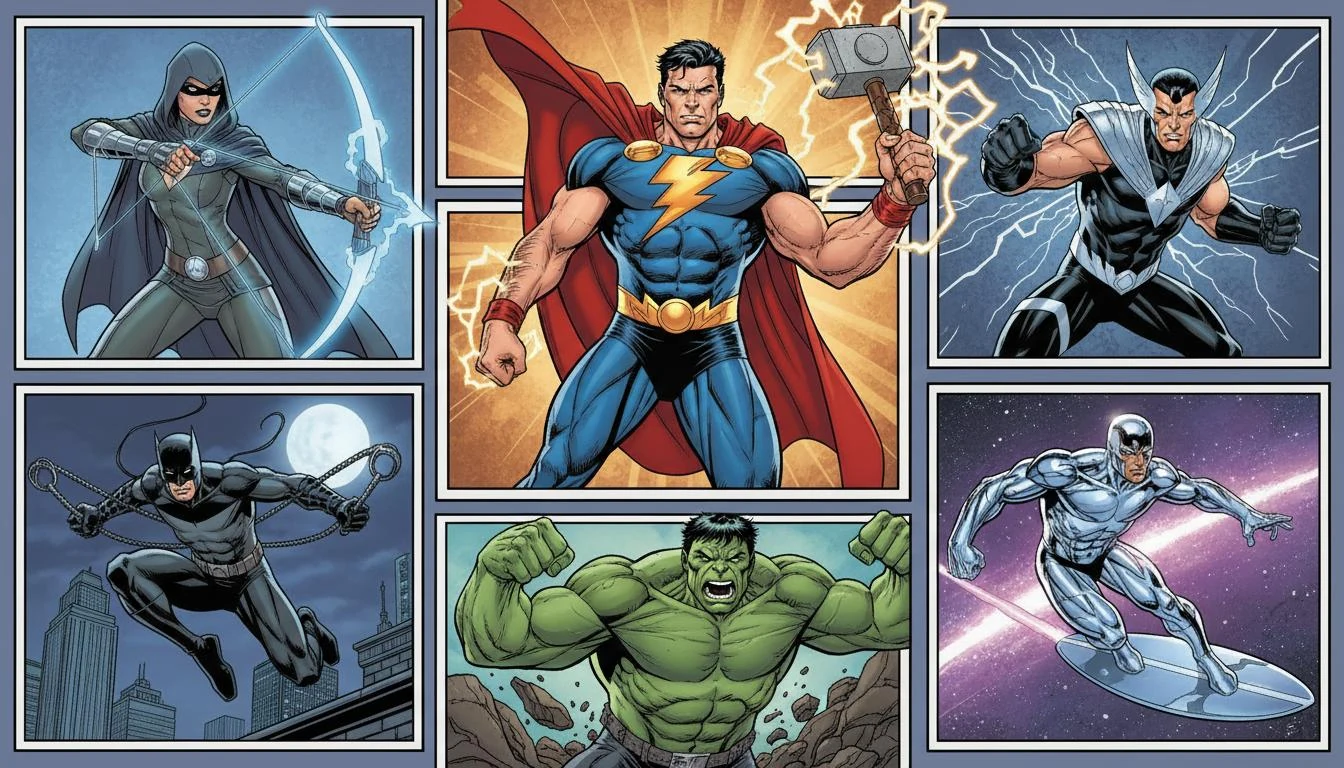 Comic Book Hero Portraits AI Image Generator