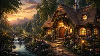 Cozy Game Background AI Image Generator