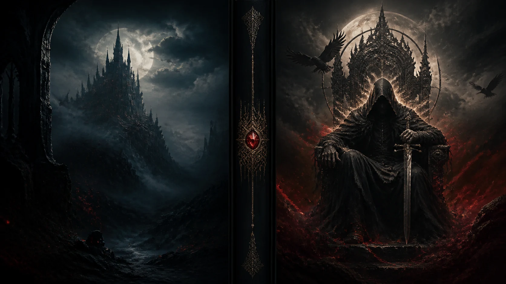 Dark Fantasy Book Covers AI Image Generator