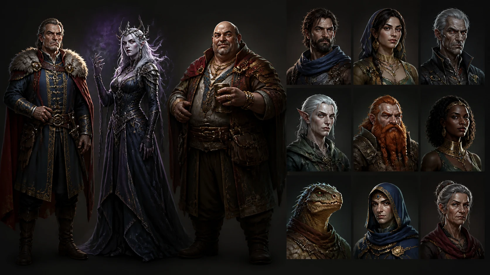 Dungeon Master NPC Visuals AI Image Generator