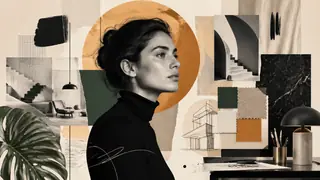 Editorial Collage Poster Art Generator preview