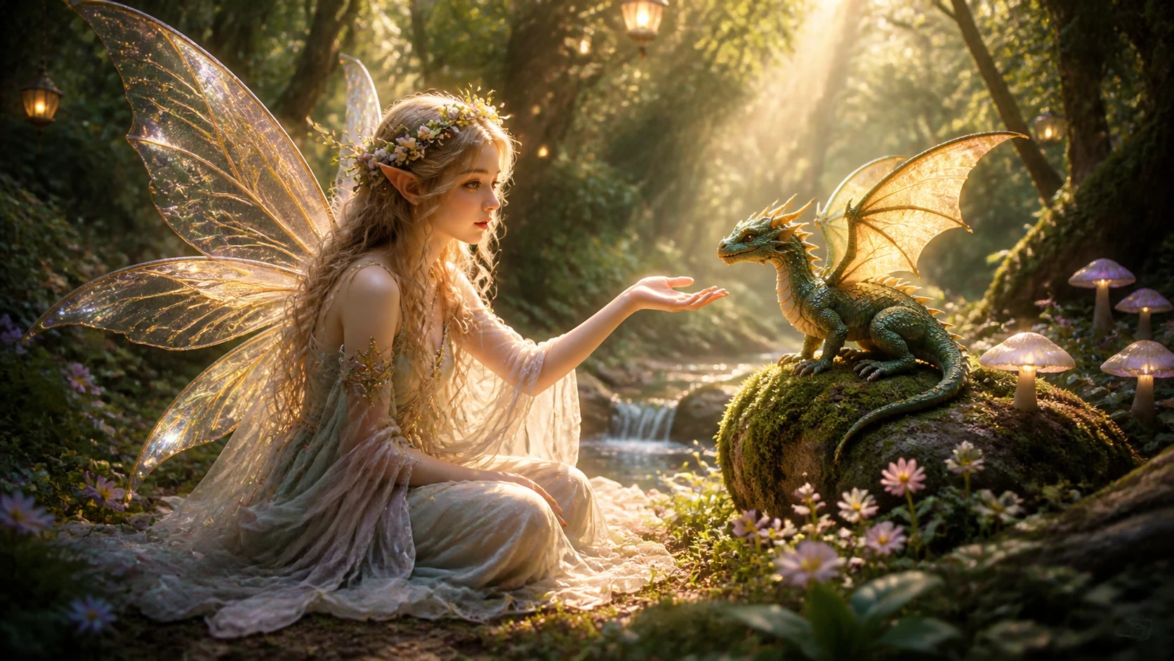Enchanted Forest Fairy Scenes AI Image Generator
