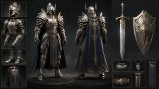 Epic RPG Armor Gear Design Generator preview