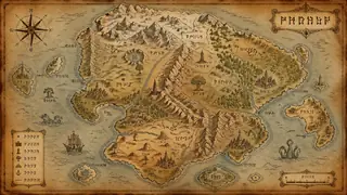 Fantasy Game Map AI Image Generator