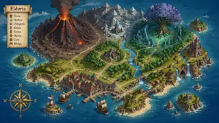 Fantasy Game Map image example 2