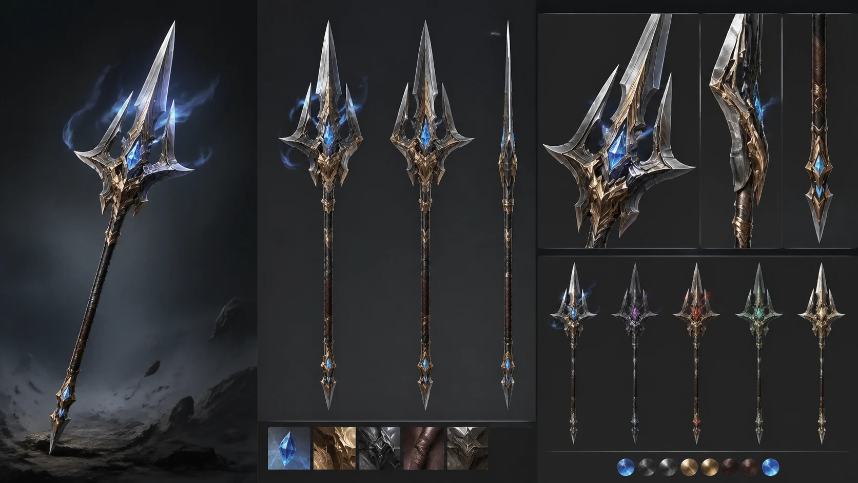 Fantasy Weapon Concept Art AI Image Generator
