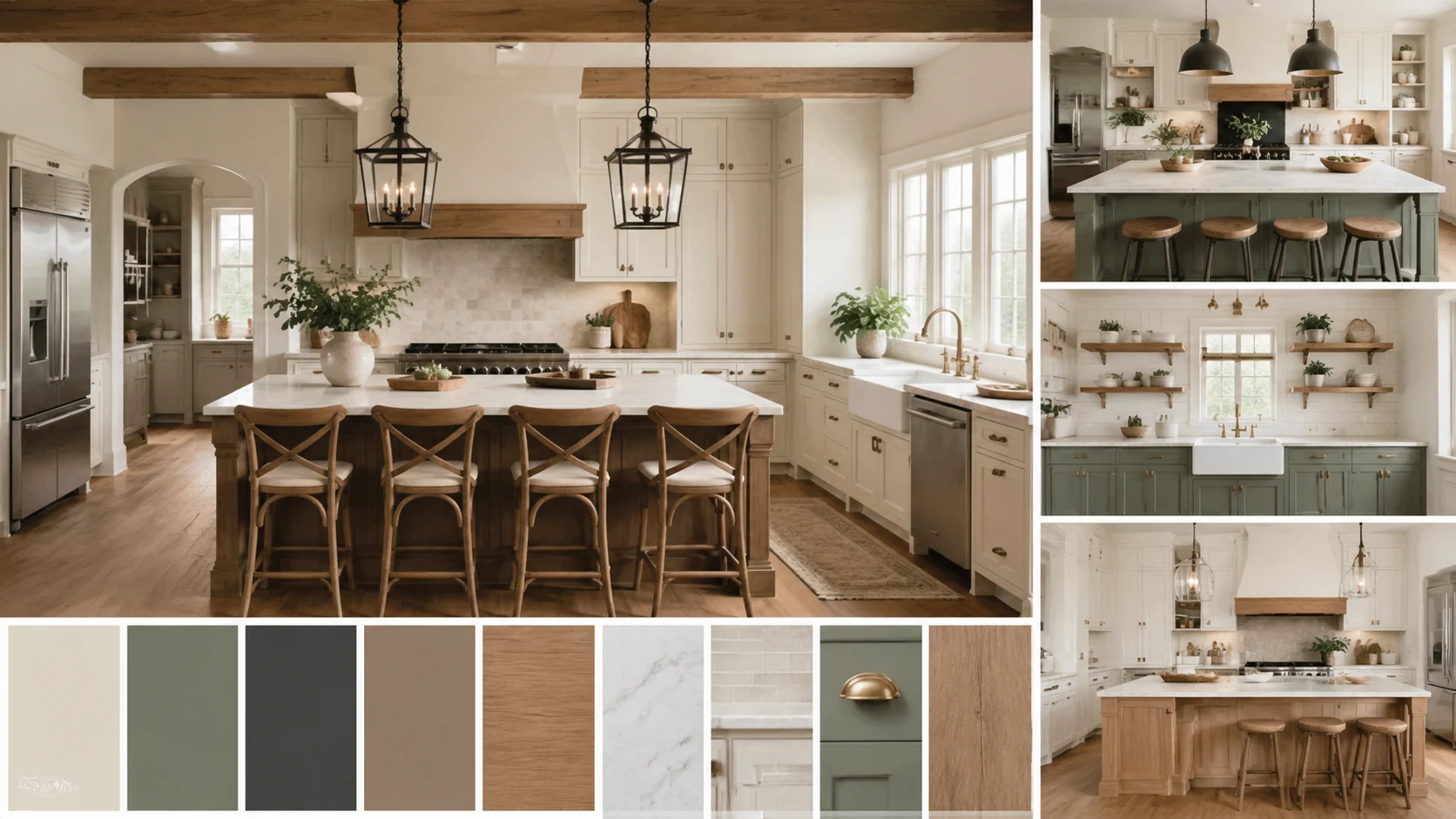 Farmhouse Kitchen Remodel Ideas AI Image Generator