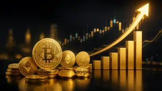 Finance Crypto Growth Visuals Generator preview