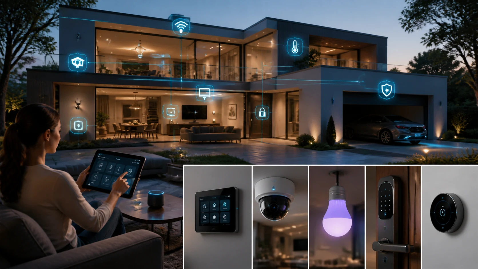 Futuristic Smart Home Concepts AI Image Generator