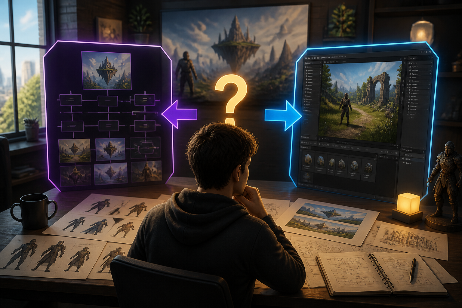 AI Game Platform or Unity/Unreal for a Commercial Game?