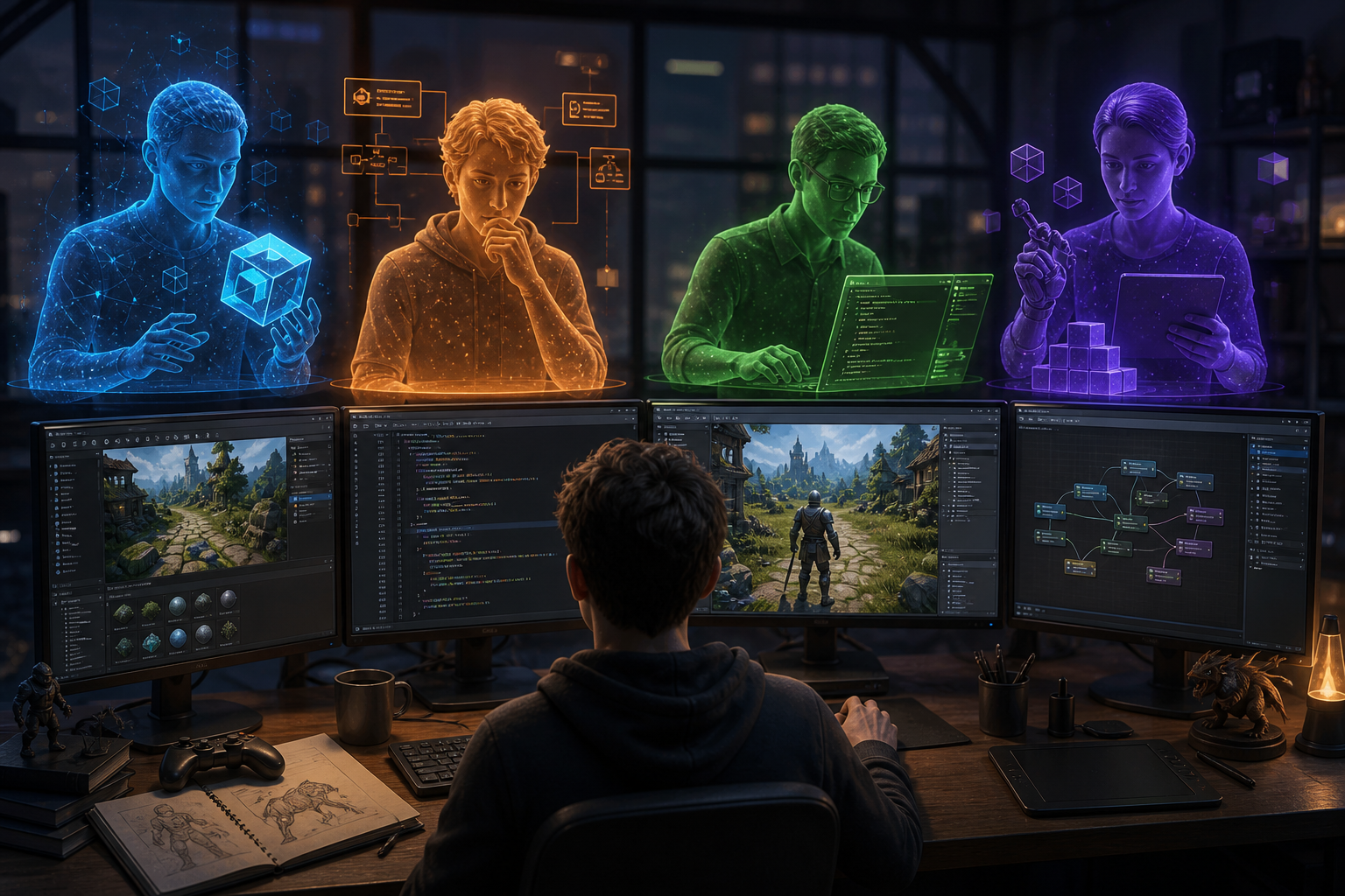 AI Coding Agents for Game Development: General Tools vs Game-Native Workflows