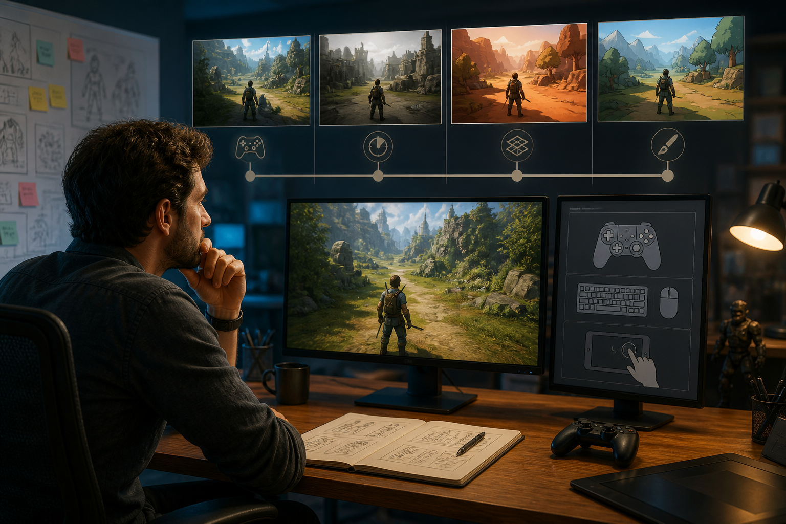Controlled AI Game Iteration: Change One Thing at a Time