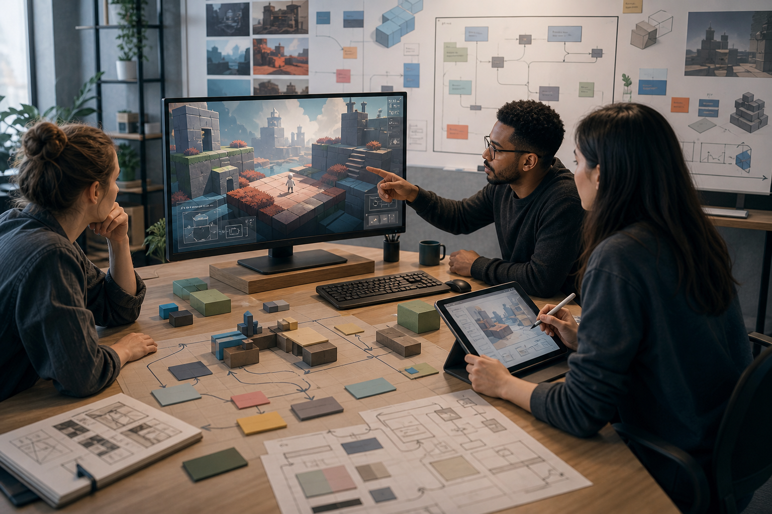 AI Game Development Workflow: What Actually Helps Indie Teams playable slice planning figure