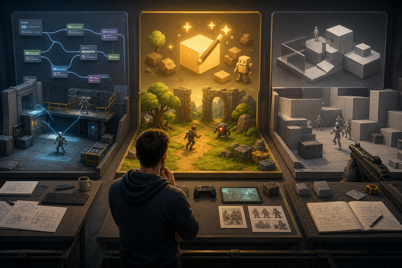AI Game Platform vs Game Engine: Decide Where to Prototype and Where to Build