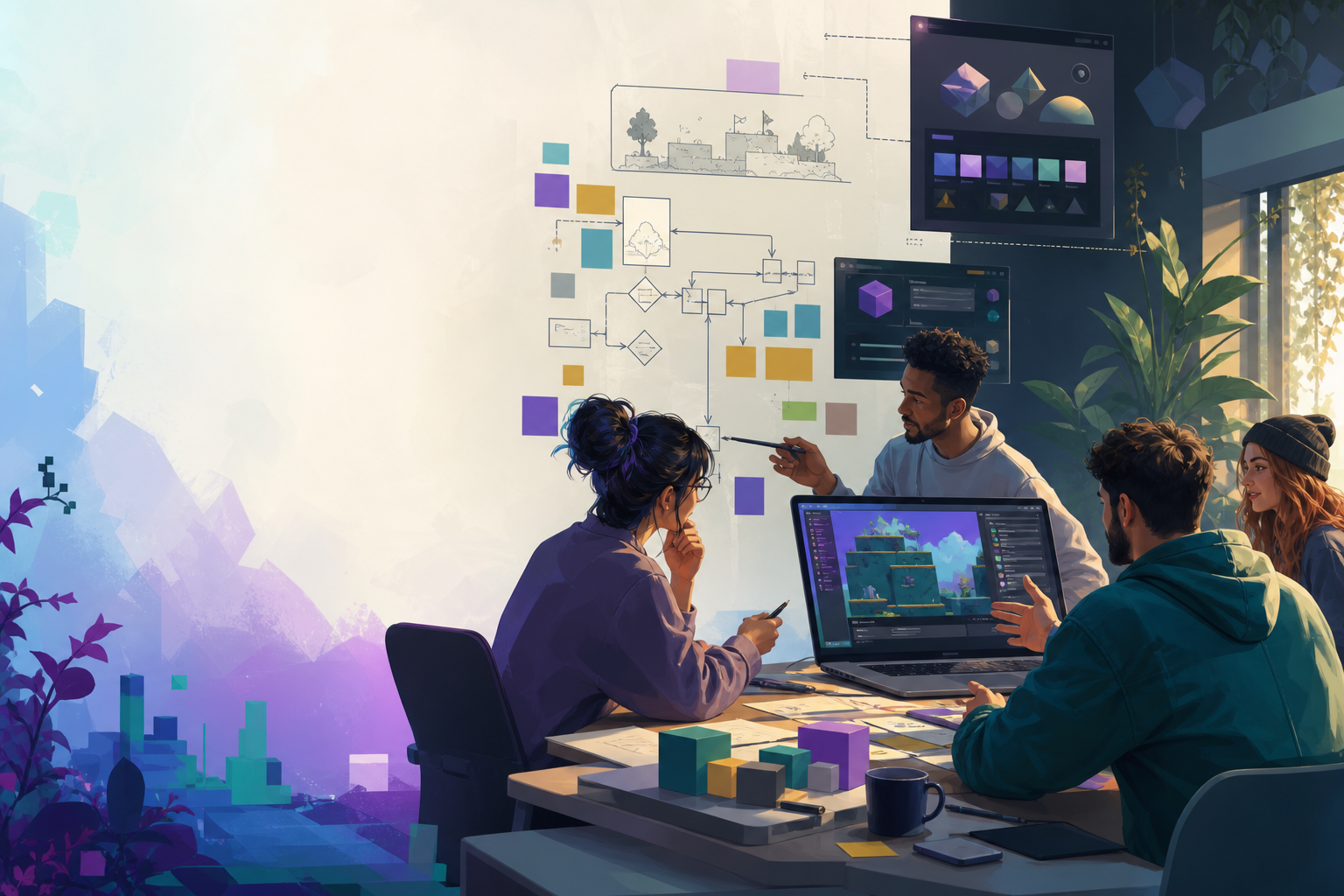 AI Game Maker Workflow: From Offline Music Loops to a Playable Prototype inline 1 workflow illustration