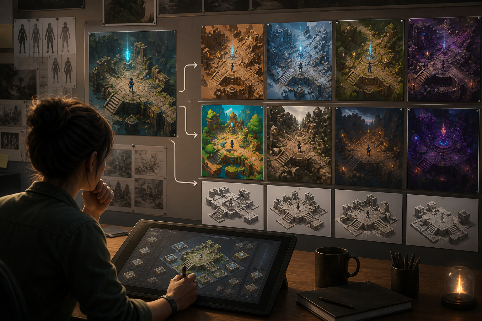 Exploring Multiple AI Game Directions Before Committing