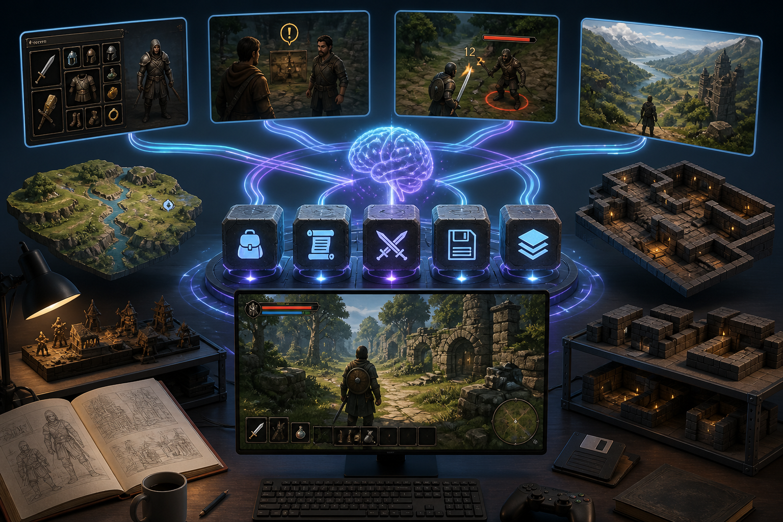 How Complex Can an AI-Generated Game Be?