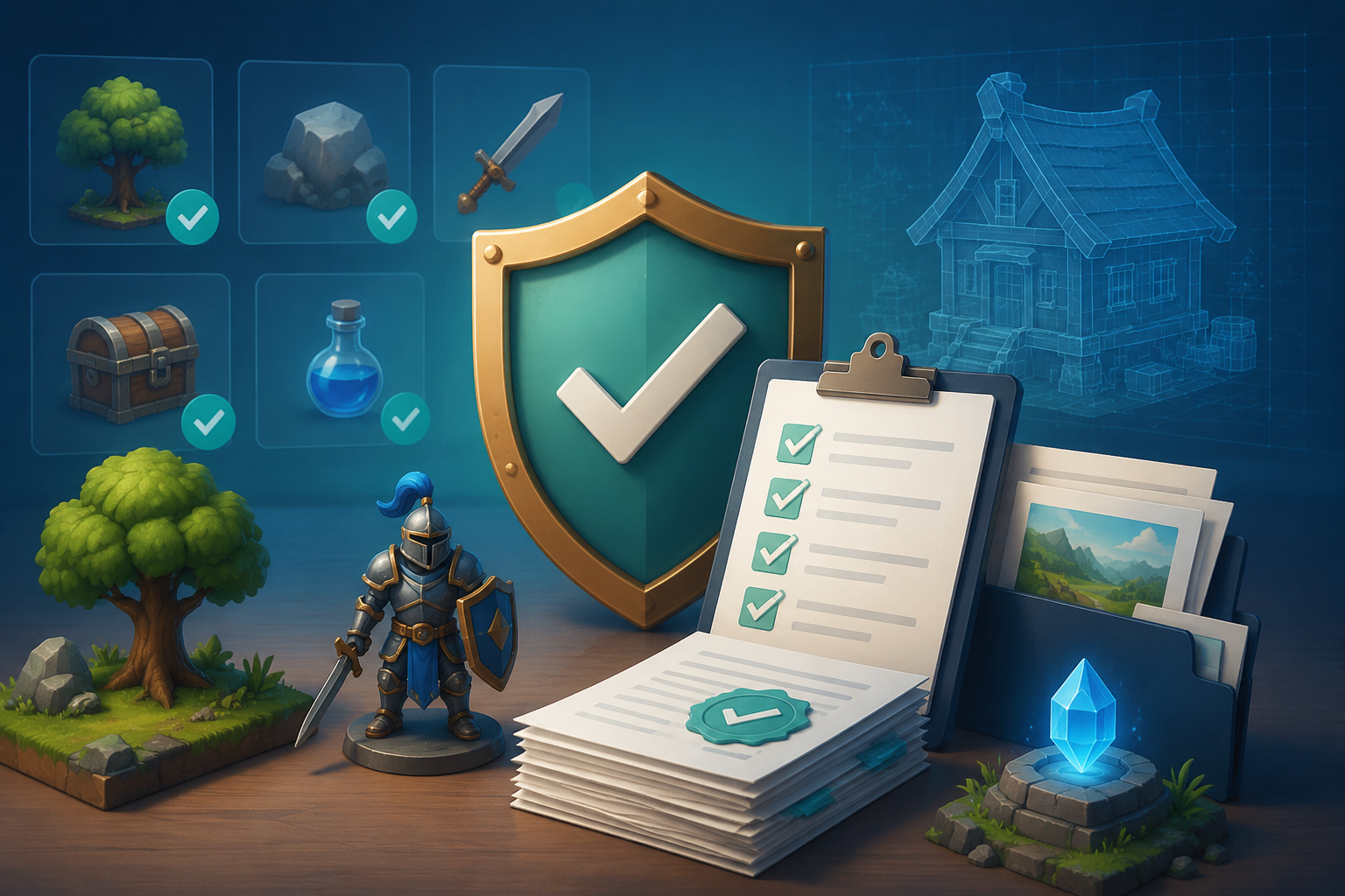 Can I Use AI-Generated Assets in Commercial Games? cover illustration