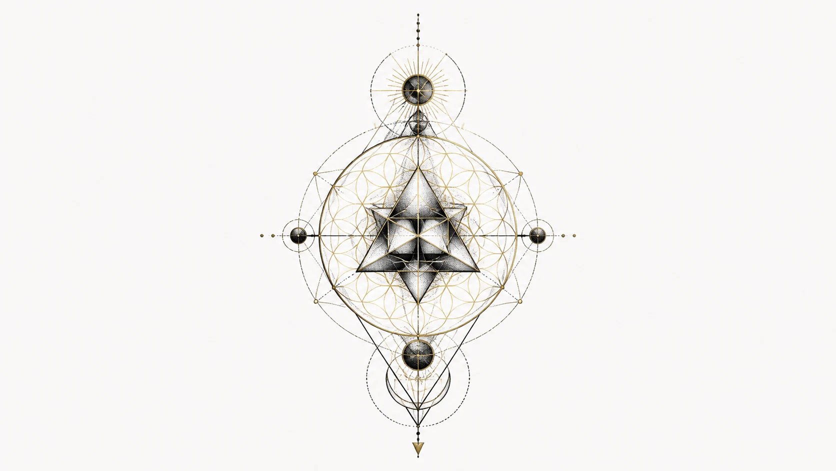 Best AI Geometric Sacred Geometry Tattoos Generator: Create Stunning Geometric Sacred Geometry Tattoos in Seconds example 2