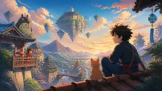 Ghibli Inspired Whimsical Art Generator preview