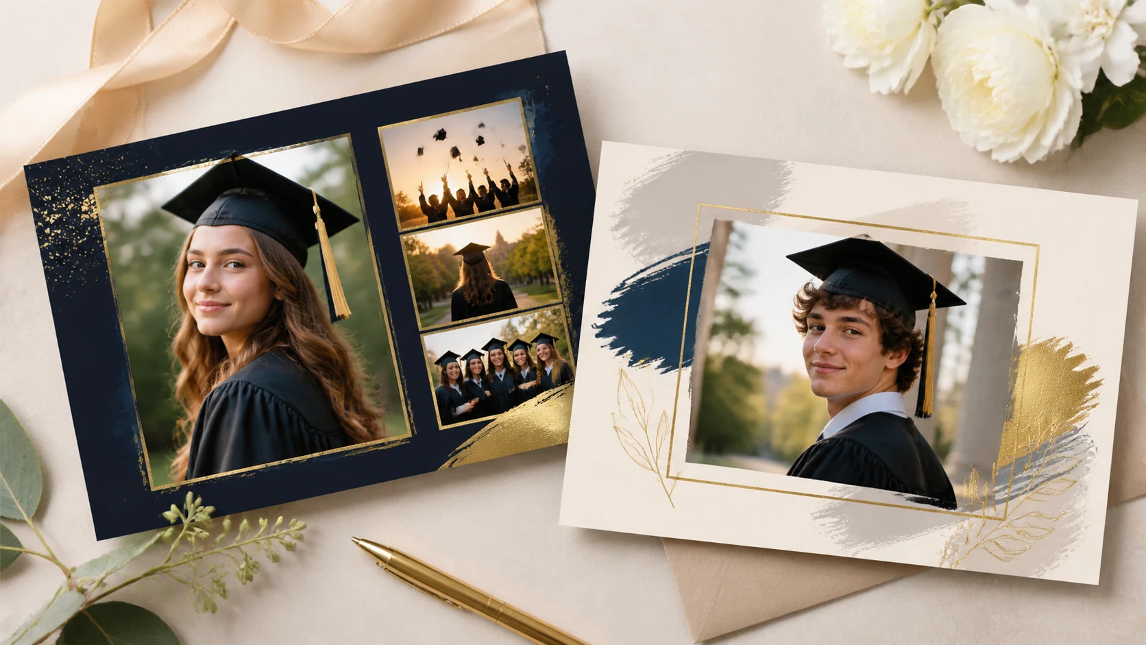 Graduation Announcement Cards AI Image Generator
