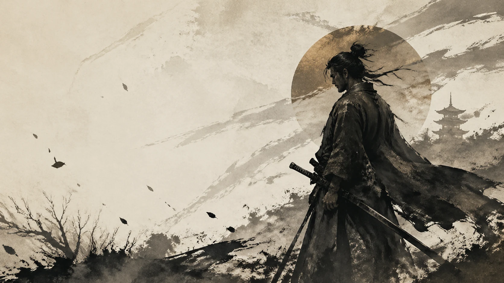 Best AI Ink Wash Samurai Art Generator: Create Stunning Ink Wash Samurai Art in Seconds example 3