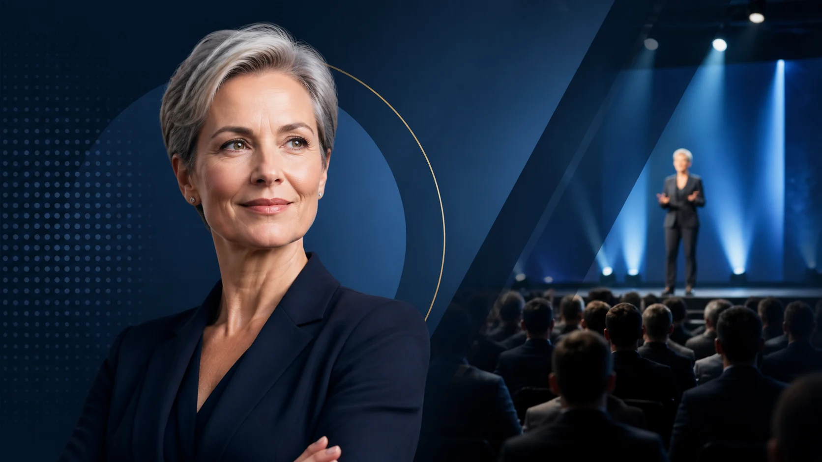 Keynote Speaker Profile Visuals AI Image Generator