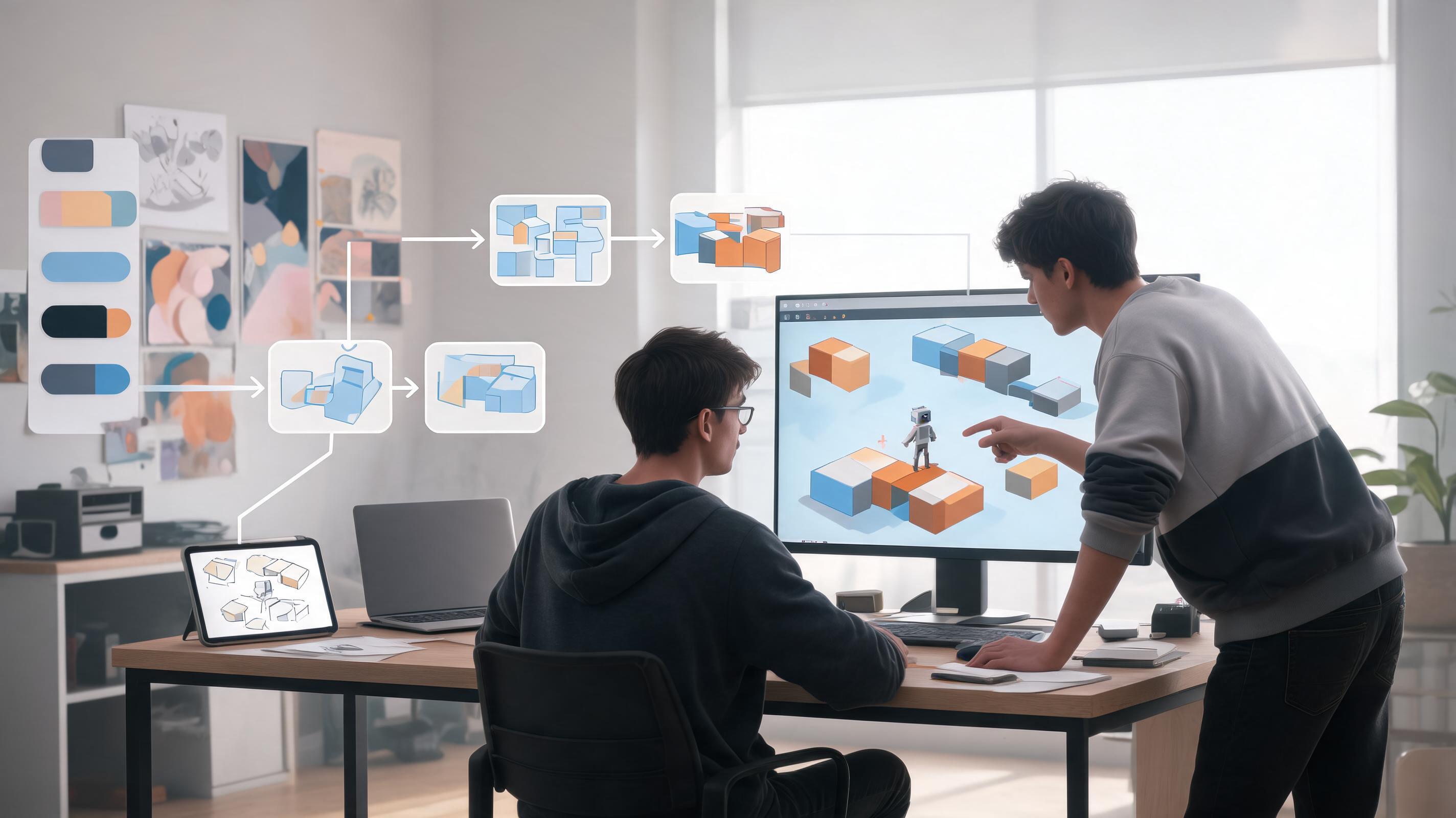 AI Level Generator Workflow: From Poster Mood to Playable Level Beats hero image