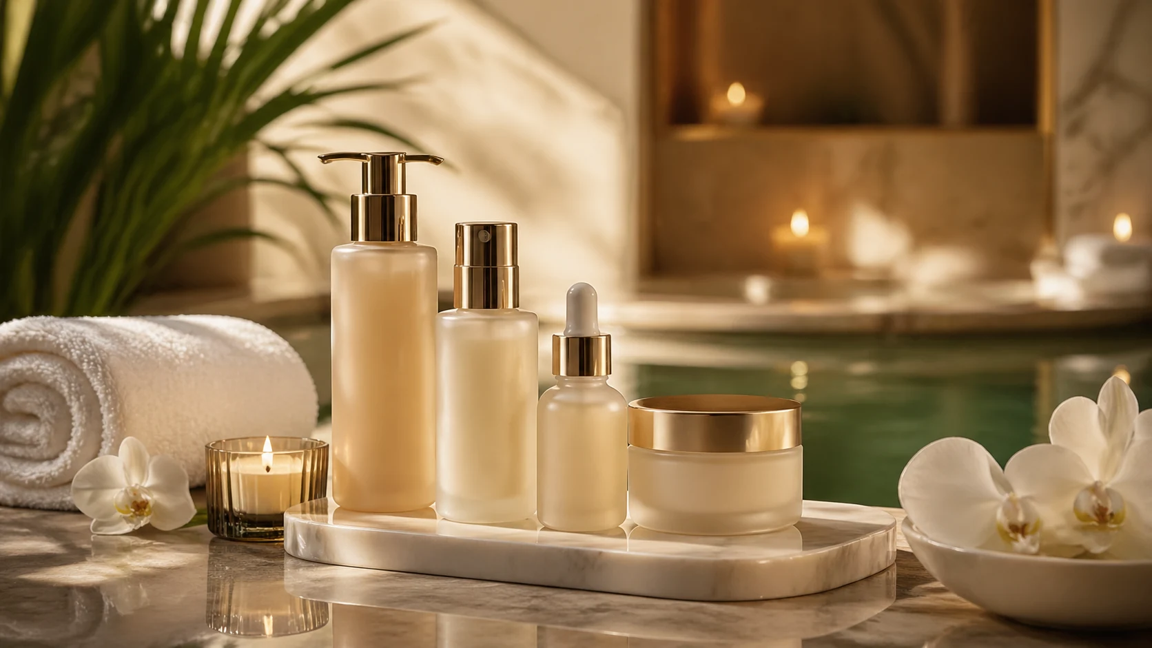 Luxury Hotel Spa Product Visuals AI Image Generator