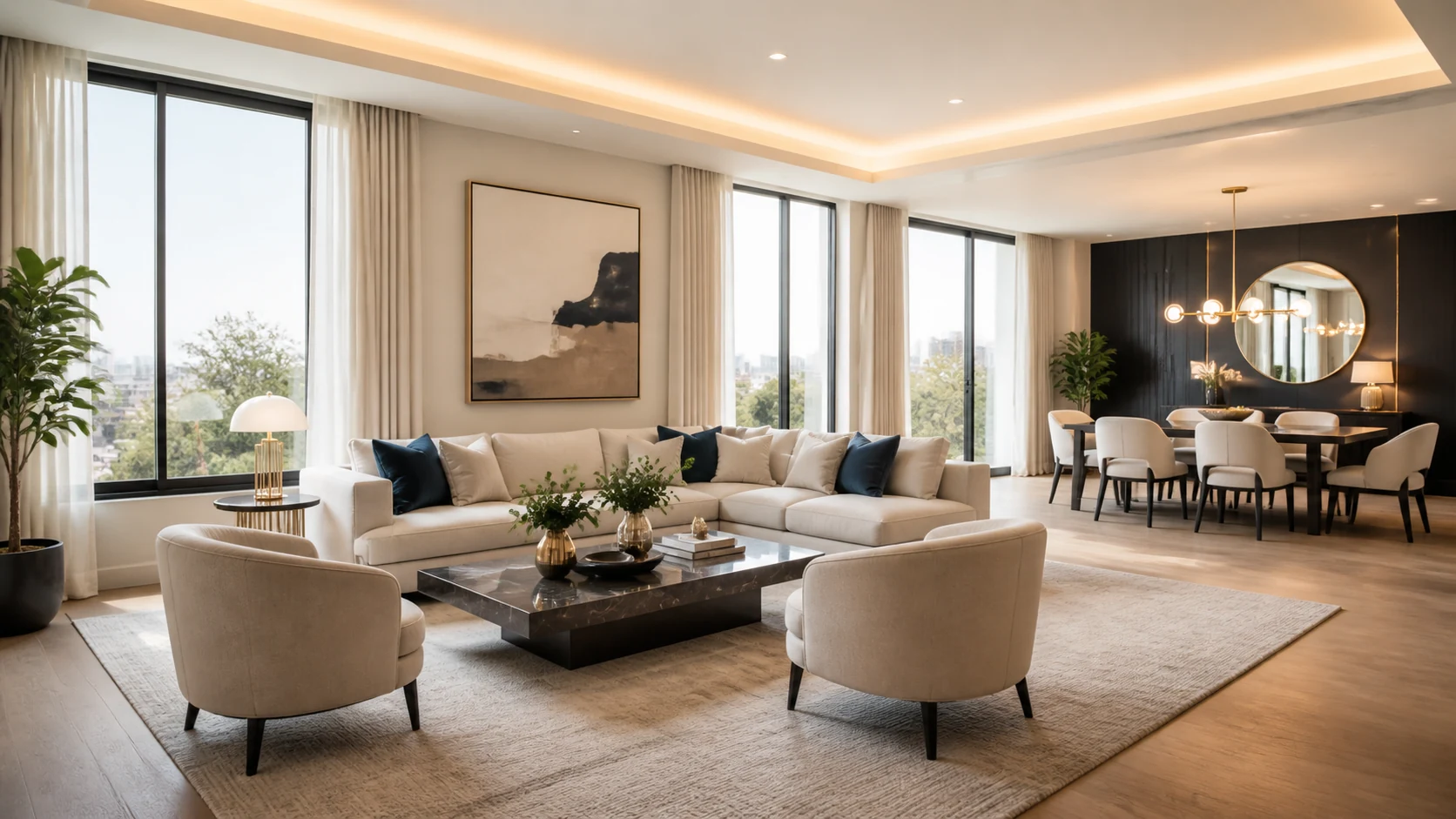 Luxury Staging for Empty Rooms AI Image Generator