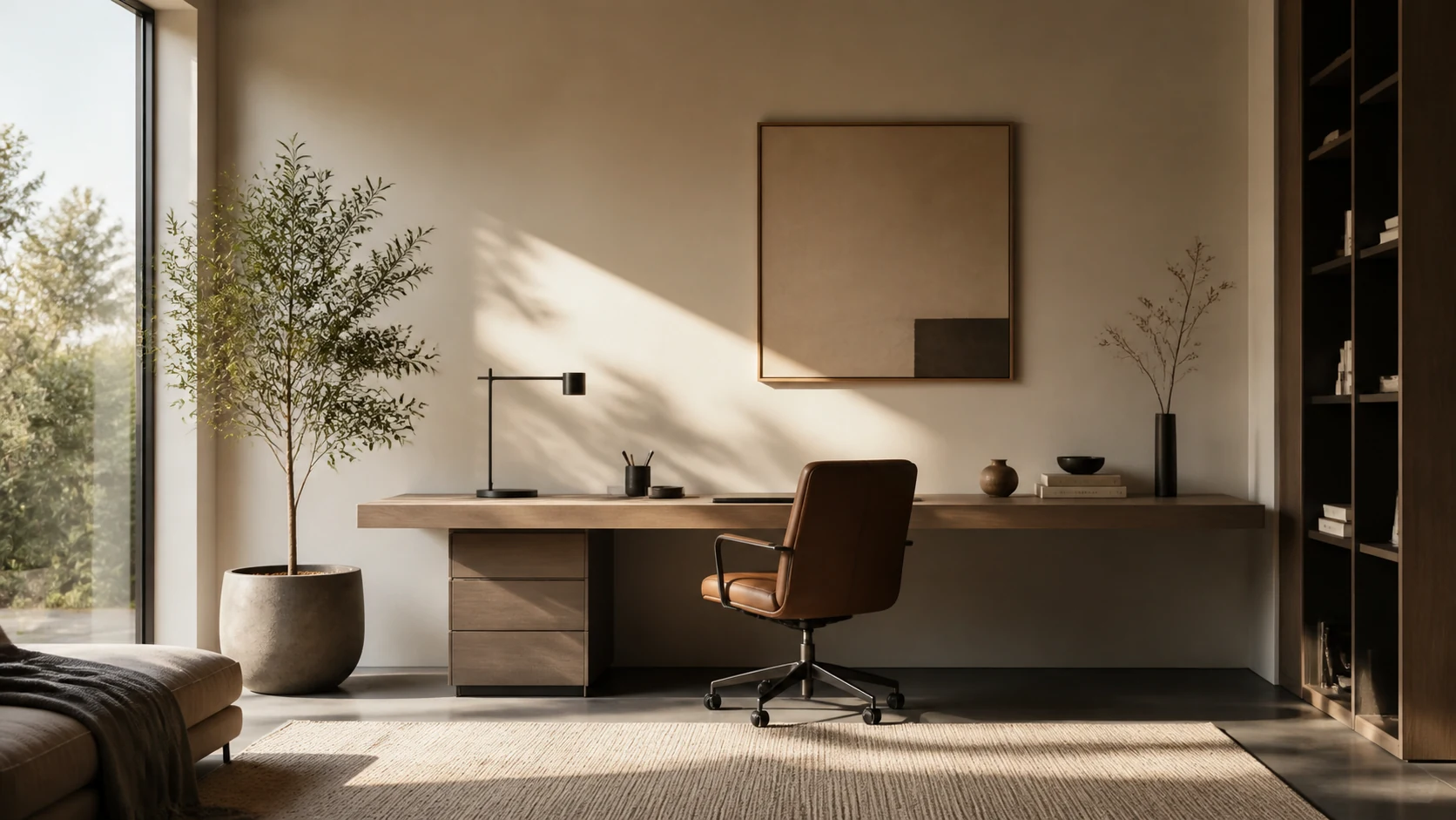 Best AI Minimalist Home Office Setups Generator: Create Stunning Minimalist Home Office Setups in Seconds example 3