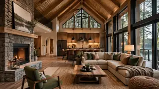 Modern Cabin Interior Ideas Generator preview
