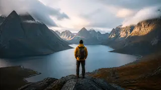 Moody Cinematographic Travel Photos Generator preview