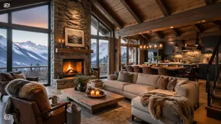 Mountain Chalet Interior Design Generator preview