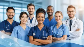 Nursing and Medical Staff Group Art Generator preview