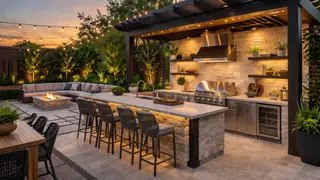 Outdoor Kitchen Backyard Ideas Generator preview