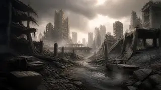 Post Apocalyptic City Ruins Generator preview