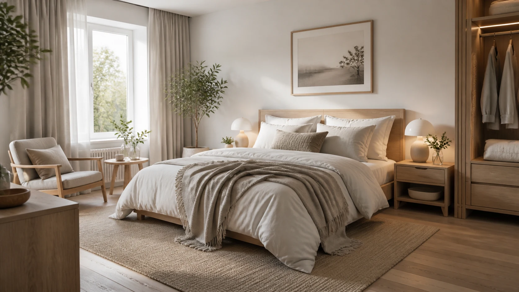 Best AI Scandinavian Bedroom Ideas Generator: Create Stunning Scandinavian Bedroom Ideas in Seconds example 1