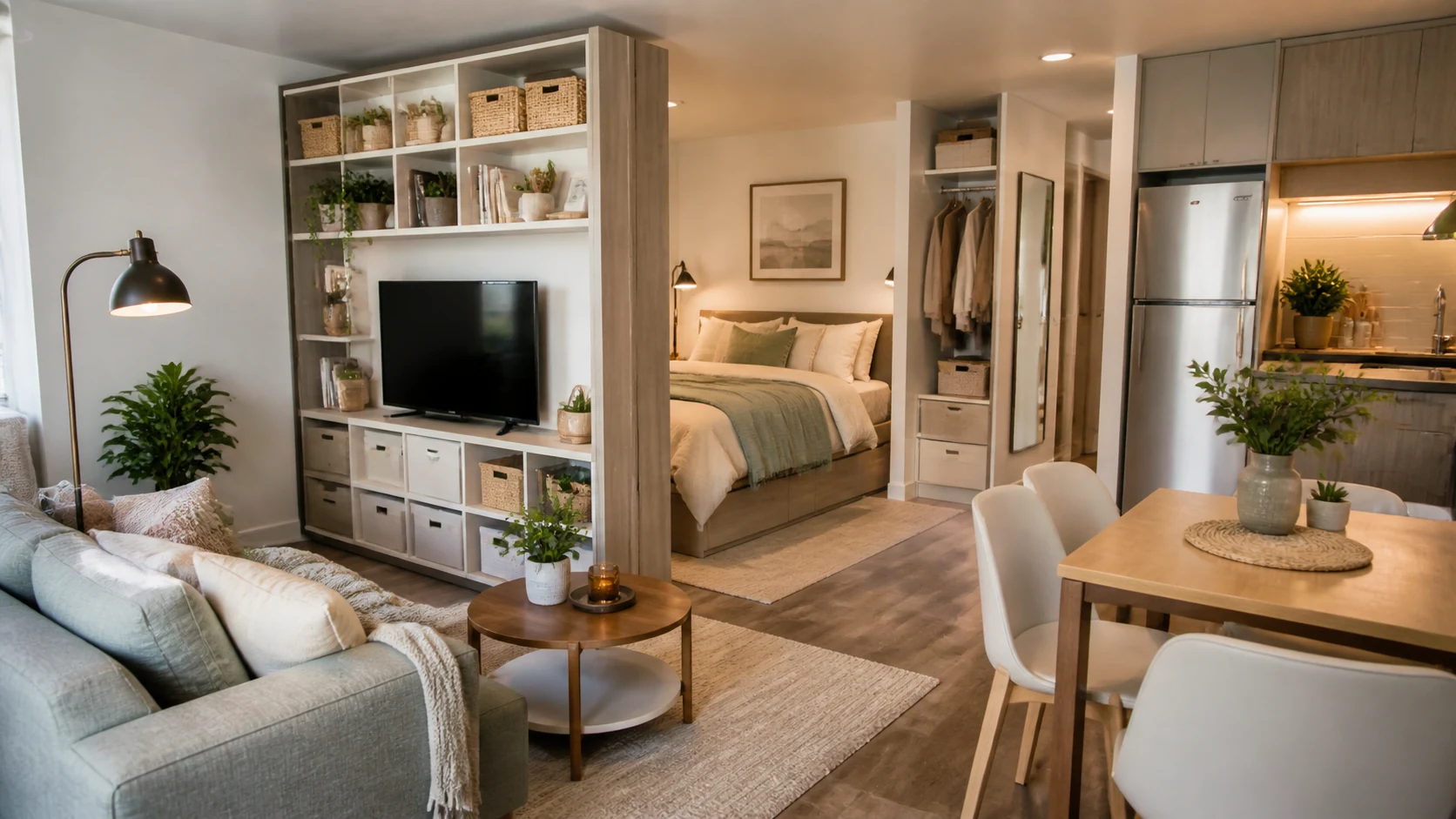 Best AI Small Apartment Space Optimization Generator: Create Stunning Small Apartment Space Optimization in Seconds example 1