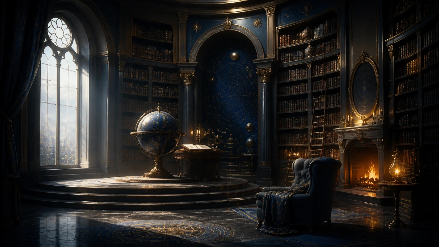 Best AI Wizard Library Interior Art Generator: Create Stunning Wizard Library Interior Art in Seconds example 2